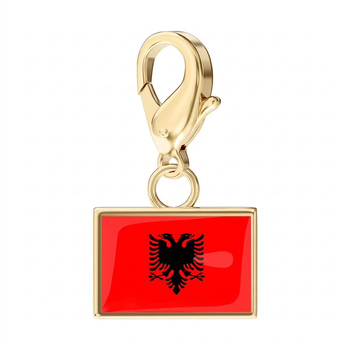 EveryPlace - 18K Gold Plated Flag Charms
