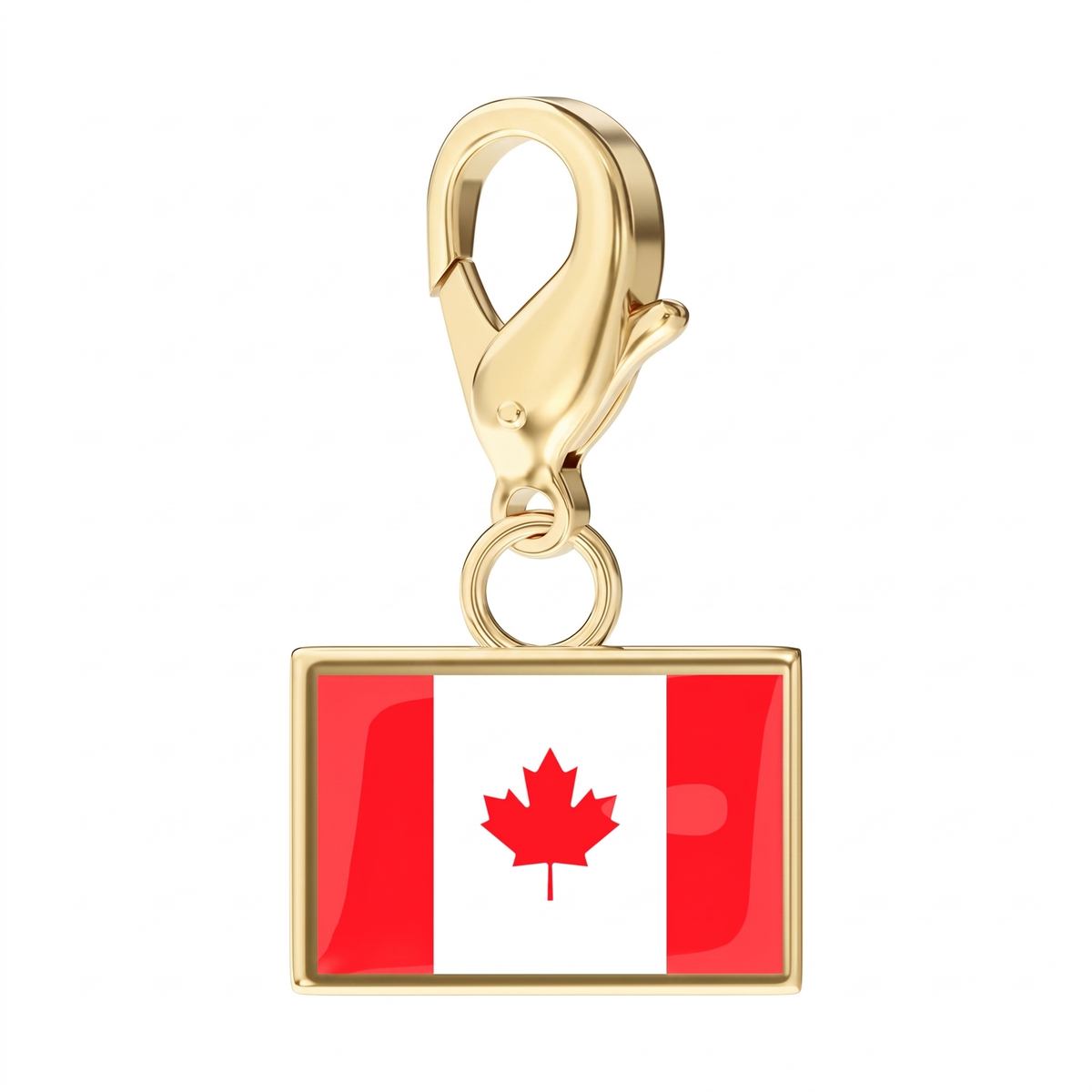 EveryPlace - 18K Gold Plated Flag Charms