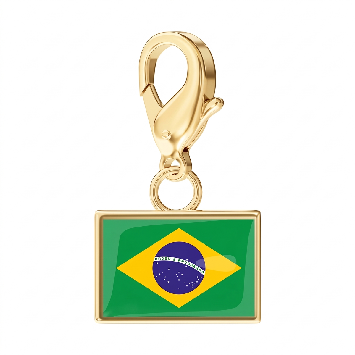 EveryPlace - 18K Gold Plated Flag Charms