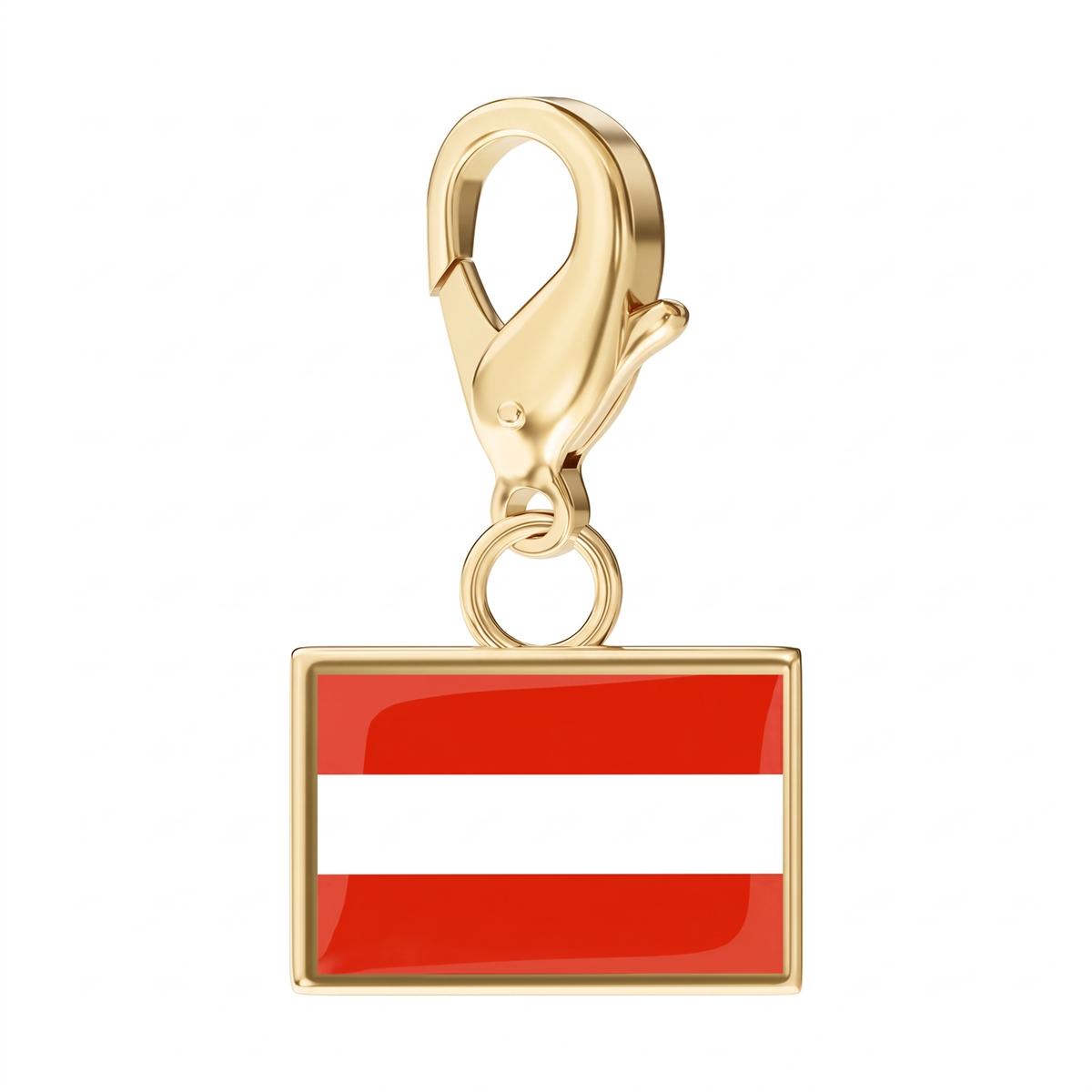 EveryPlace - 18K Gold Plated Flag Charms