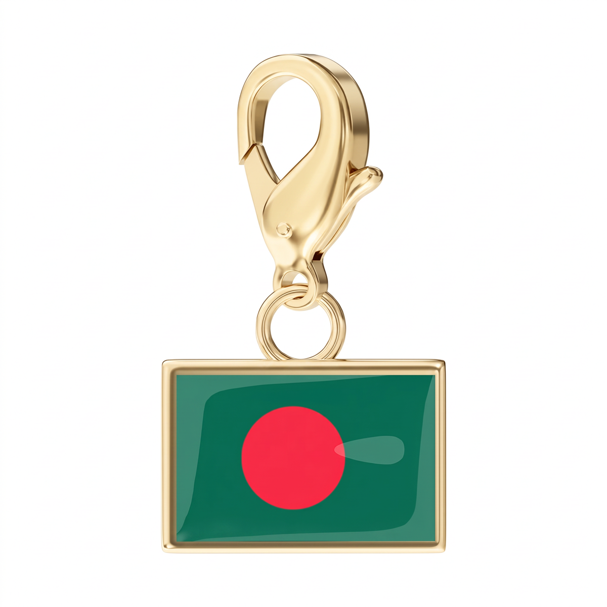 EveryPlace - 18K Gold Plated Flag Charms