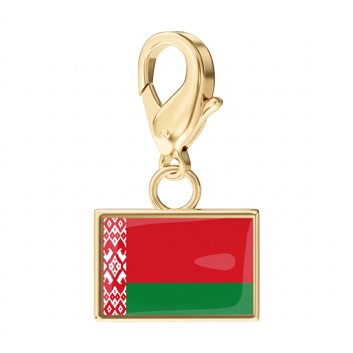 EveryPlace - 18K Gold Plated Flag Charms