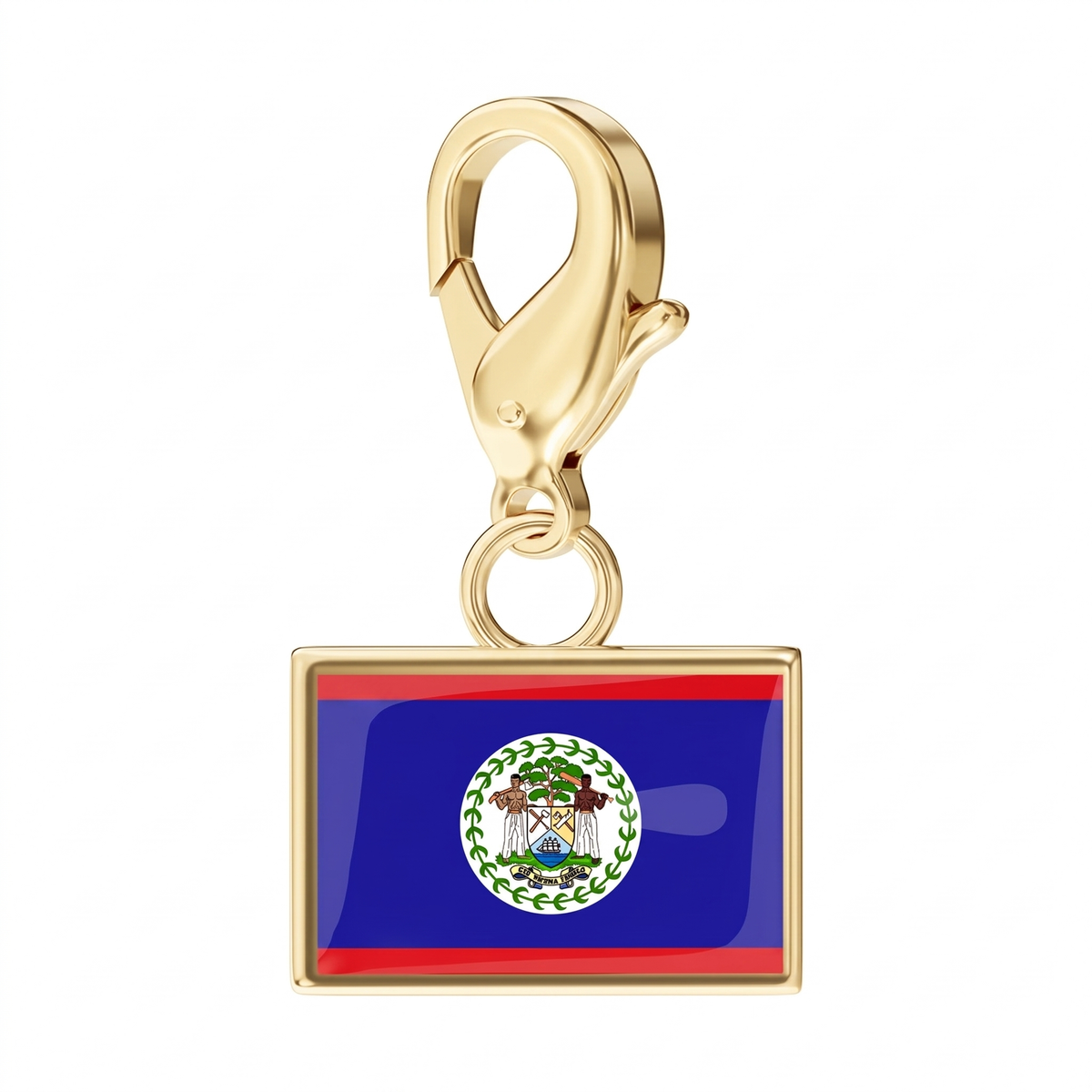 EveryPlace - 18K Gold Plated Flag Charms