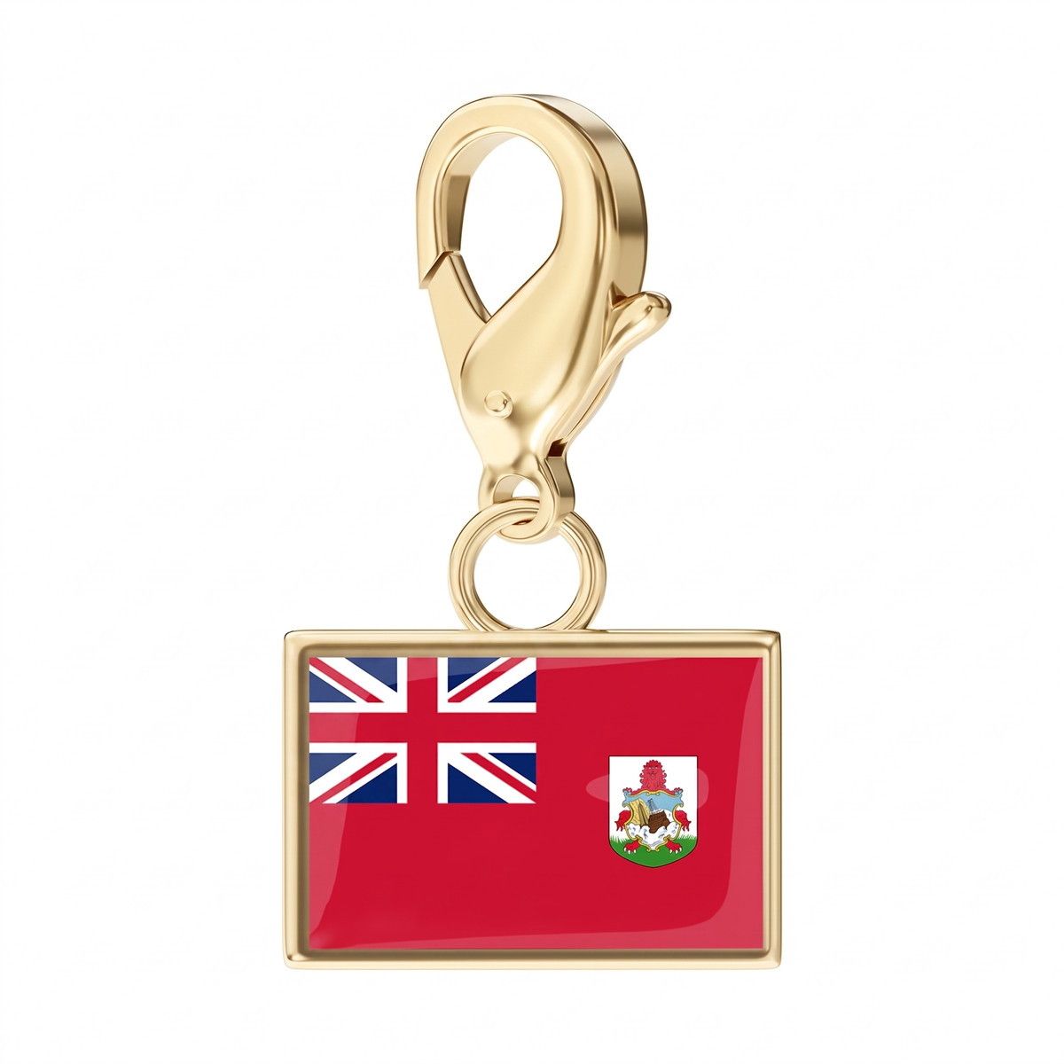 EveryPlace - 18K Gold Plated Flag Charms