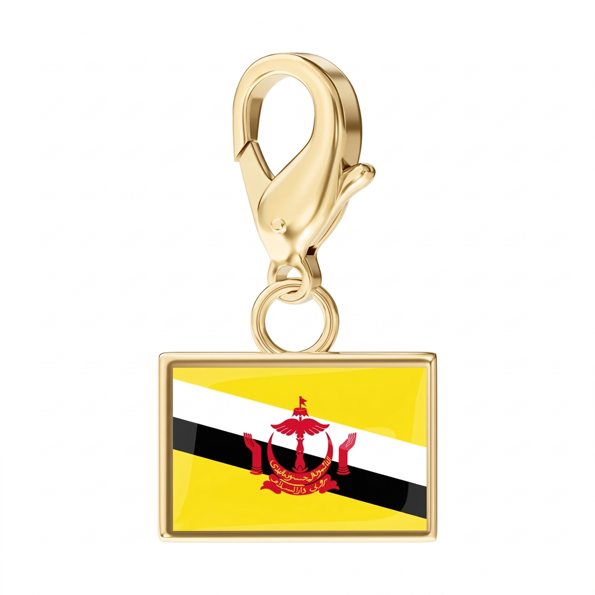 EveryPlace - 18K Gold Plated Flag Charms
