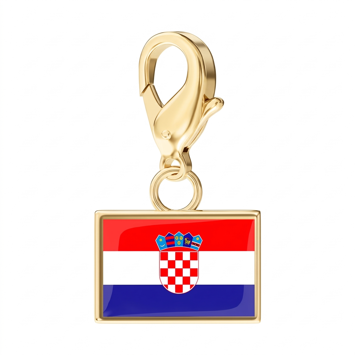 EveryPlace - 18K Gold Plated Flag Charms
