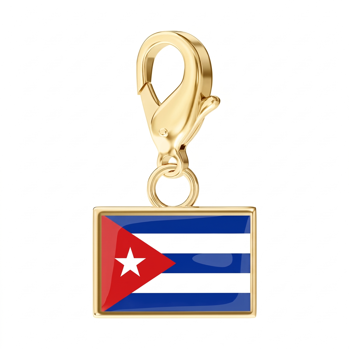 EveryPlace - 18K Gold Plated Flag Charms