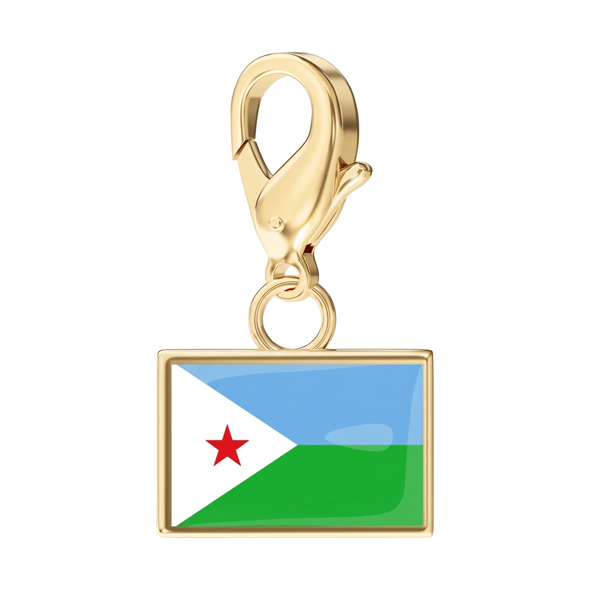 EveryPlace - 18K Gold Plated Flag Charms