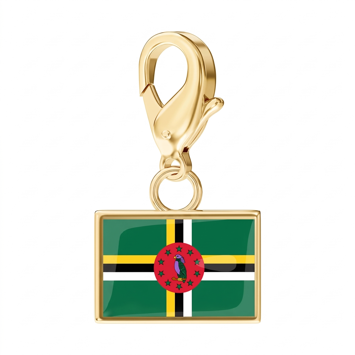EveryPlace - 18K Gold Plated Flag Charms