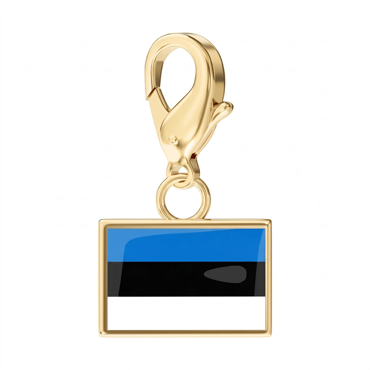 EveryPlace - 18K Gold Plated Flag Charms