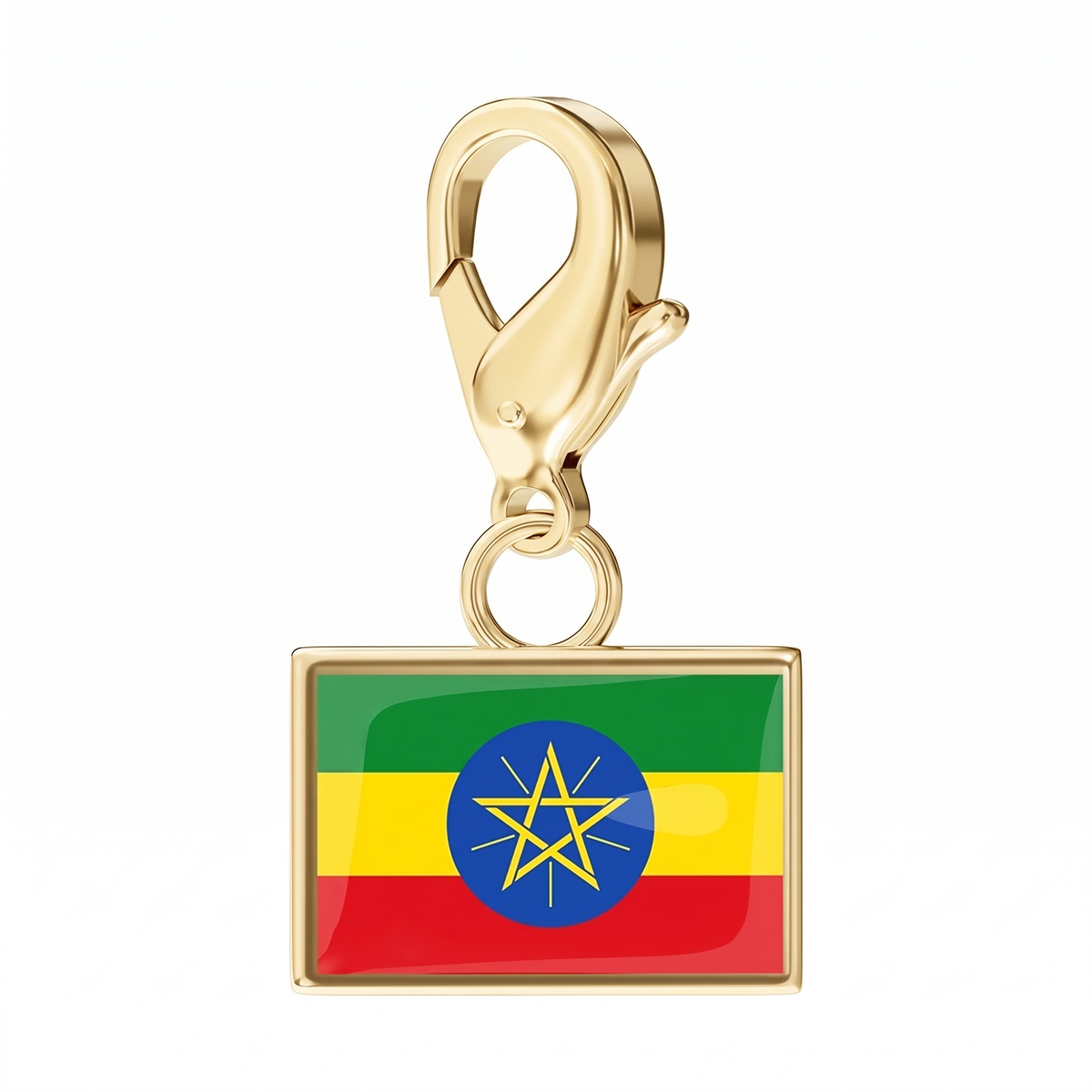 EveryPlace - 18K Gold Plated Flag Charms