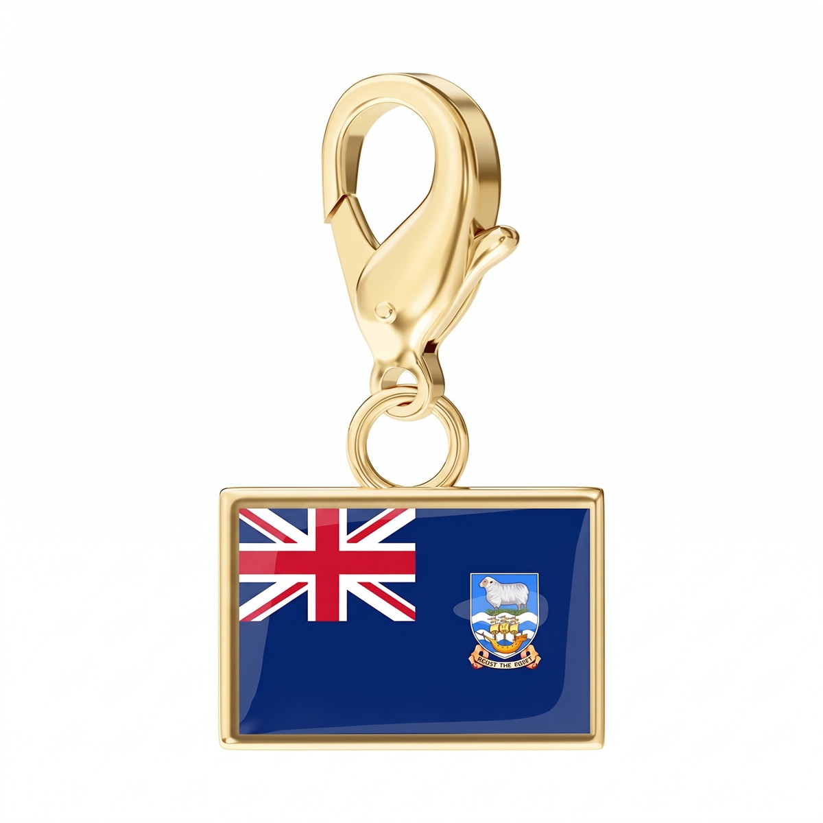 EveryPlace - 18K Gold Plated Flag Charms