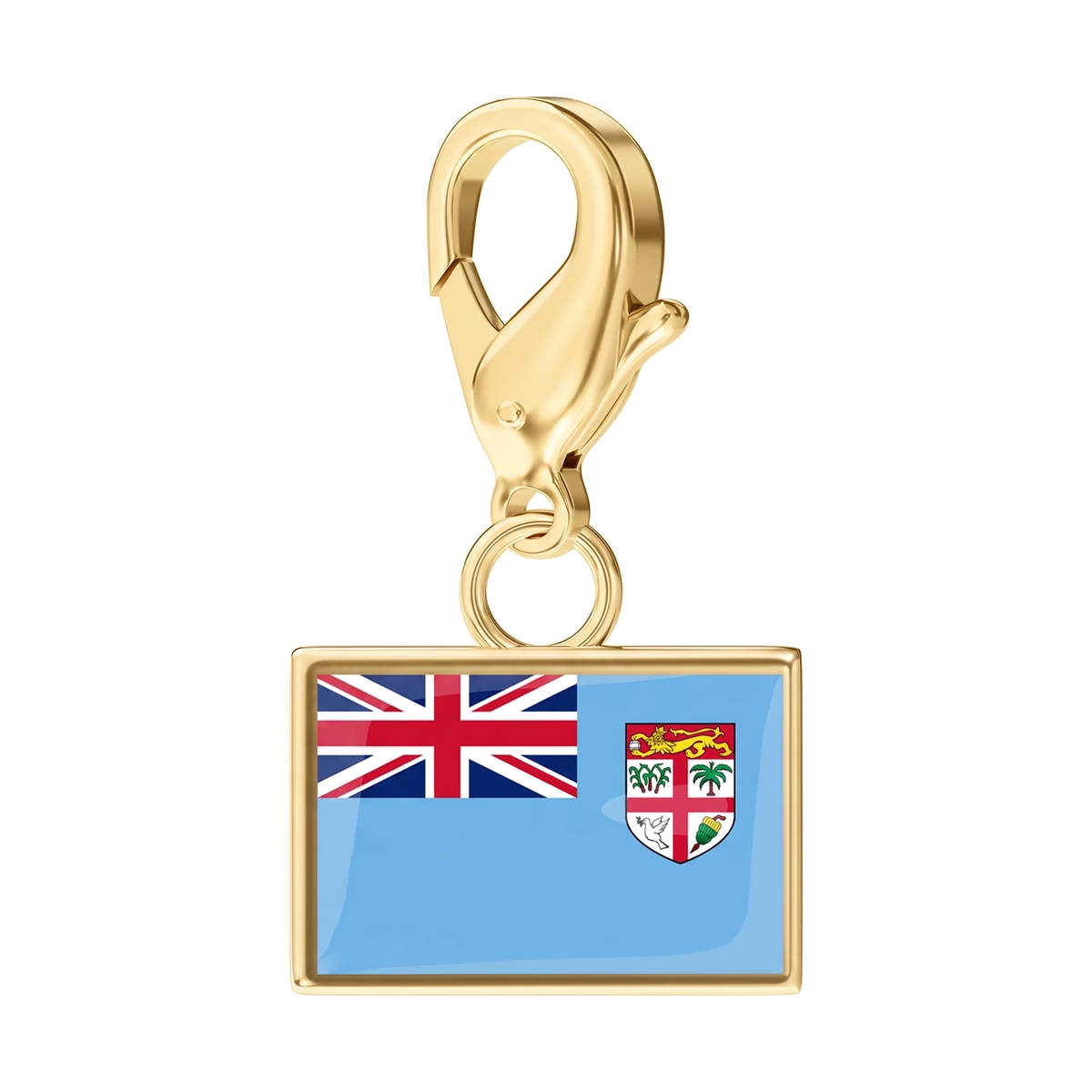 EveryPlace - 18K Gold Plated Flag Charms