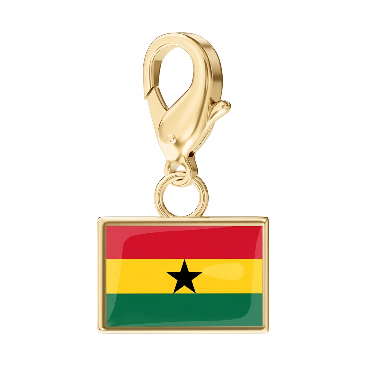 EveryPlace - 18K Gold Plated Flag Charms