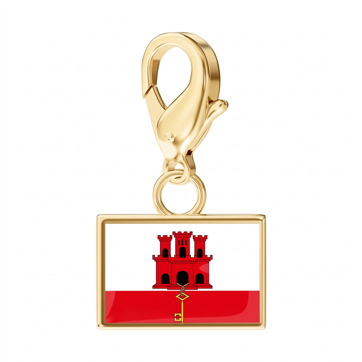EveryPlace - 18K Gold Plated Flag Charms