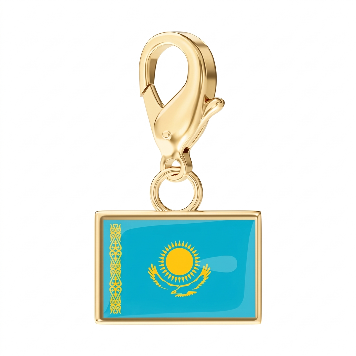 EveryPlace - 18K Gold Plated Flag Charms