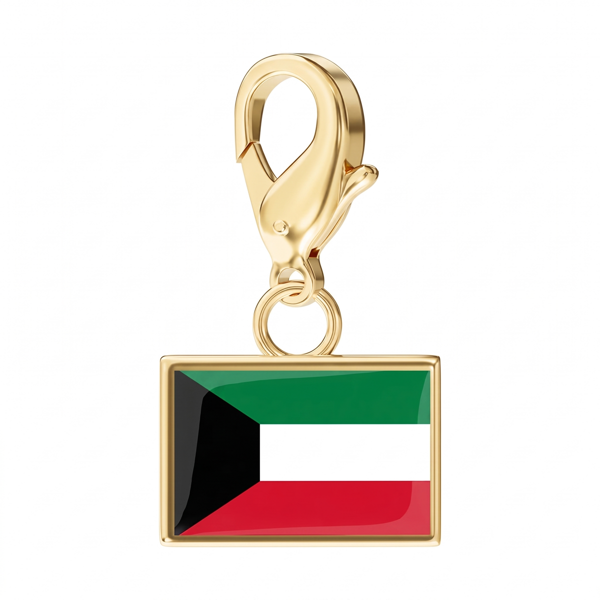 EveryPlace - 18K Gold Plated Flag Charms