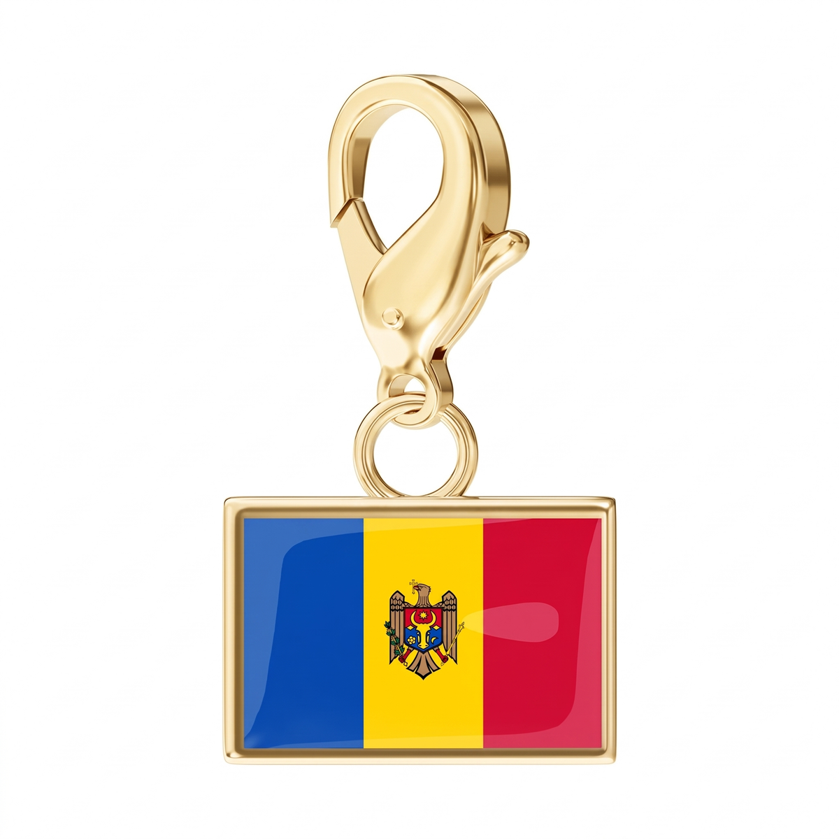 EveryPlace - 18K Gold Plated Flag Charms