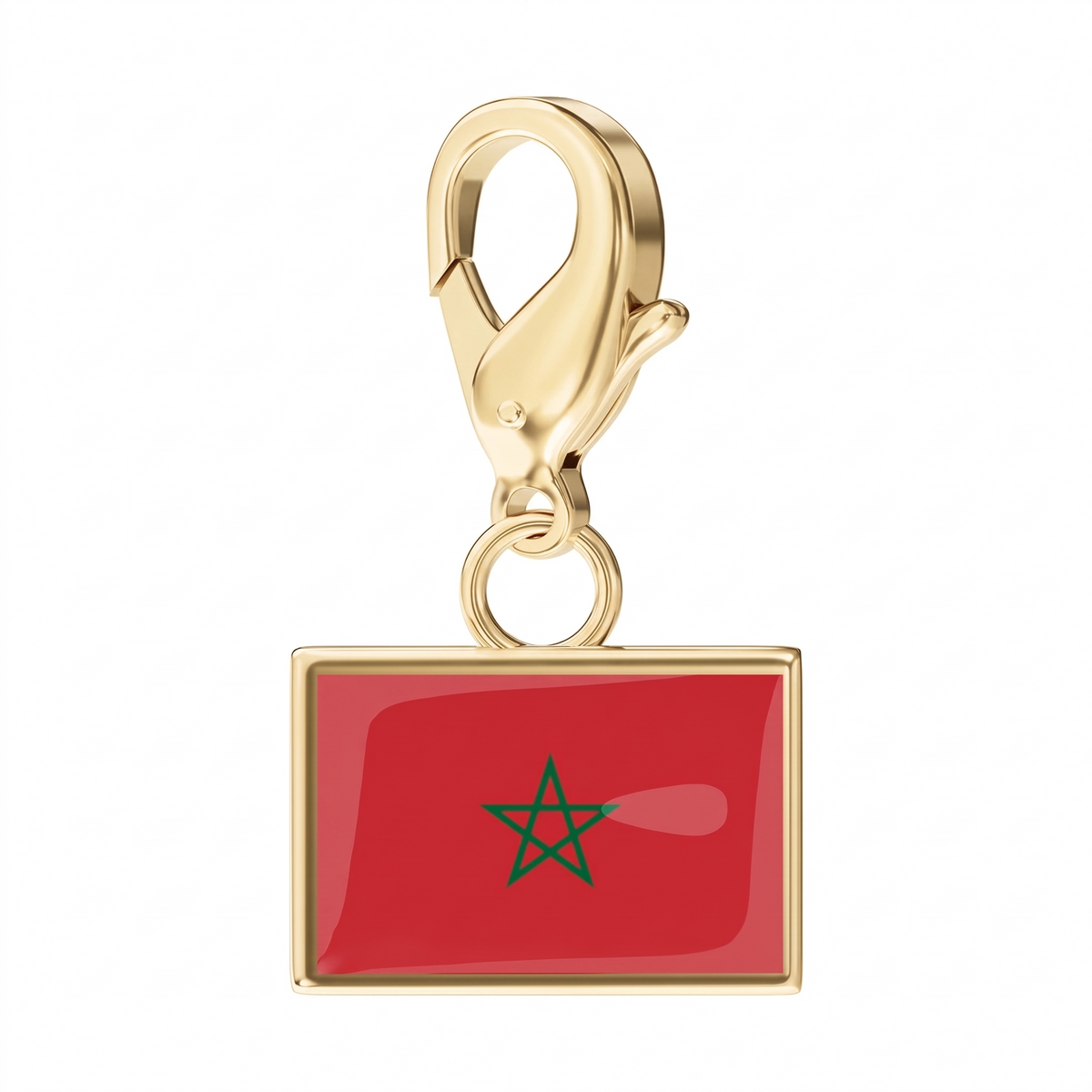 EveryPlace - 18K Gold Plated Flag Charms