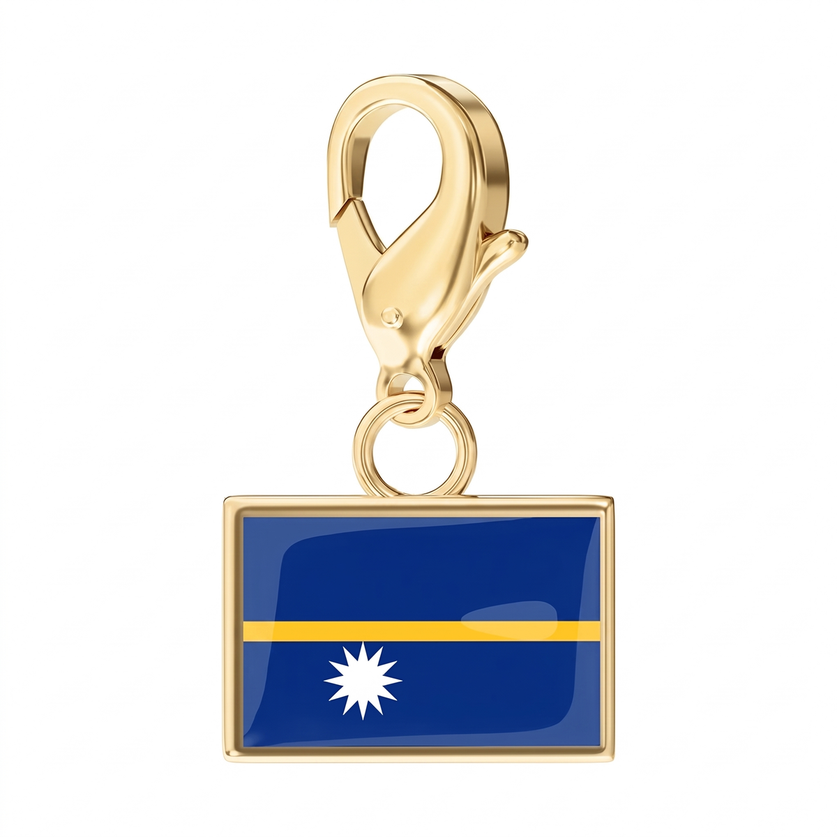 EveryPlace - 18K Gold Plated Flag Charms