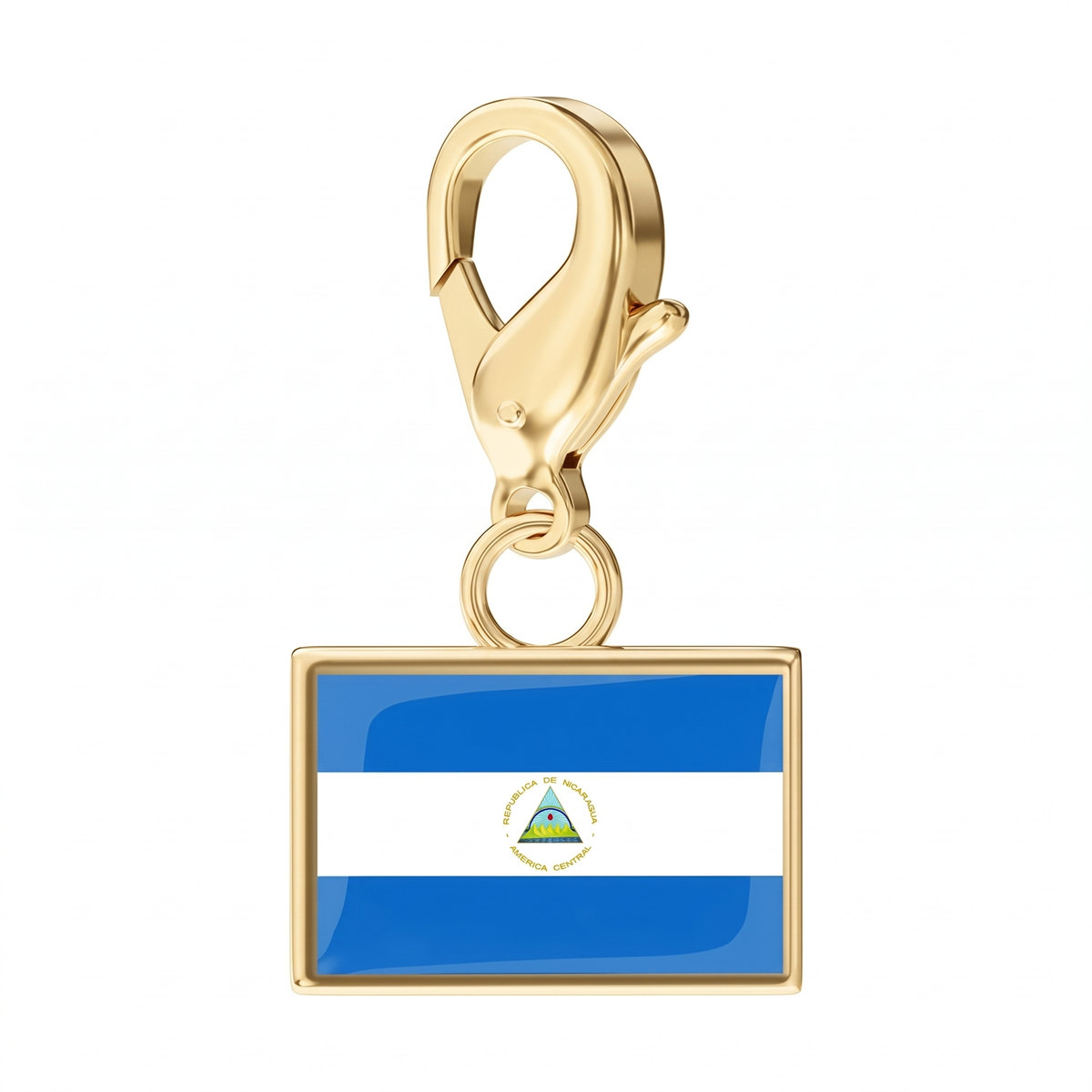 EveryPlace - 18K Gold Plated Flag Charms