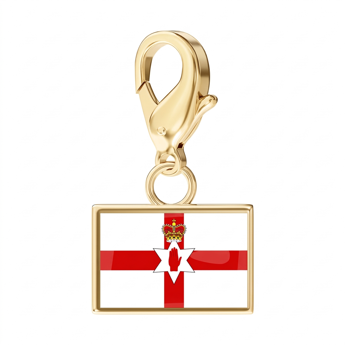 EveryPlace - 18K Gold Plated Flag Charms