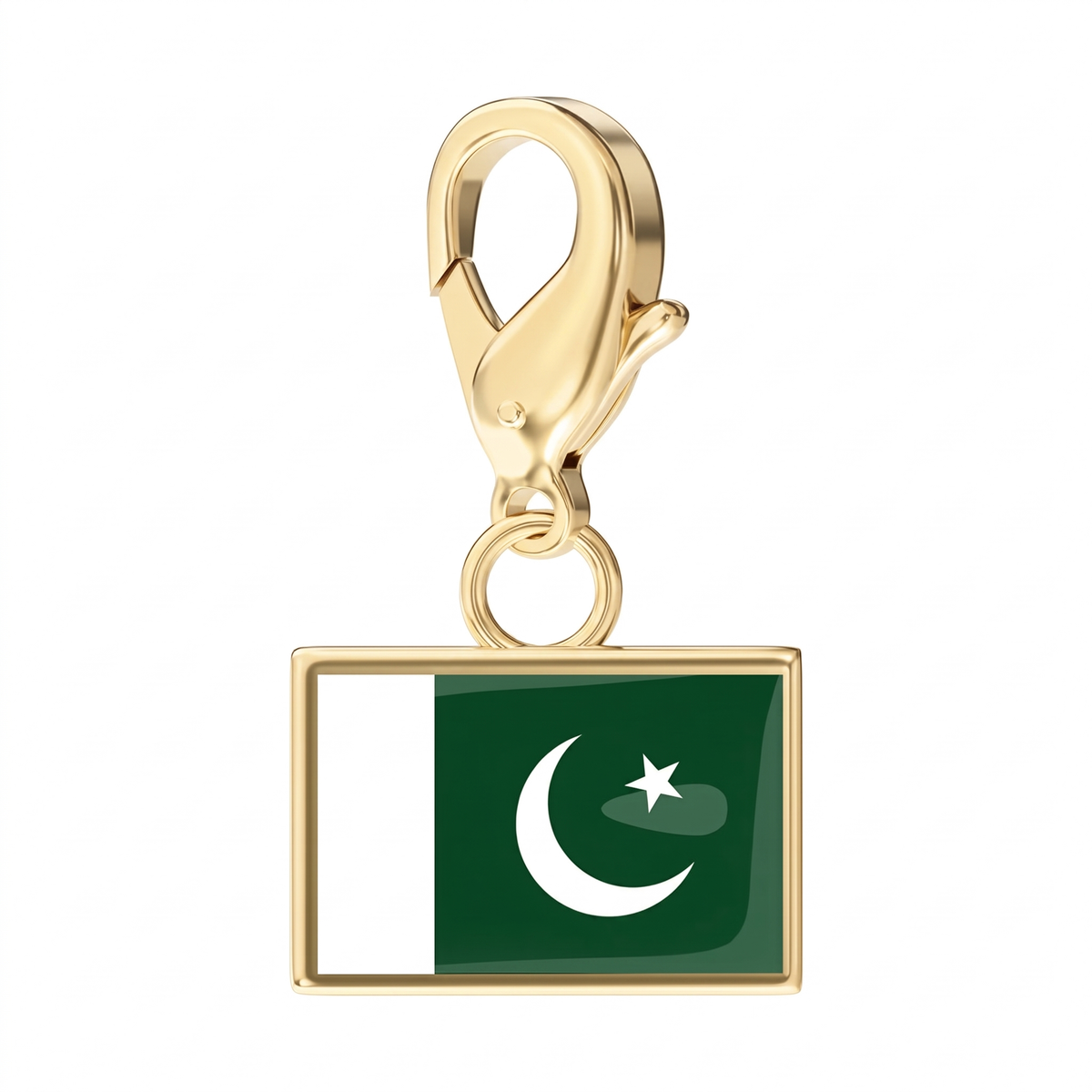 EveryPlace - 18K Gold Plated Flag Charms