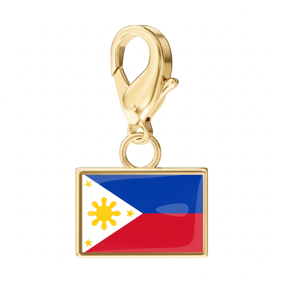 EveryPlace - 18K Gold Plated Flag Charms