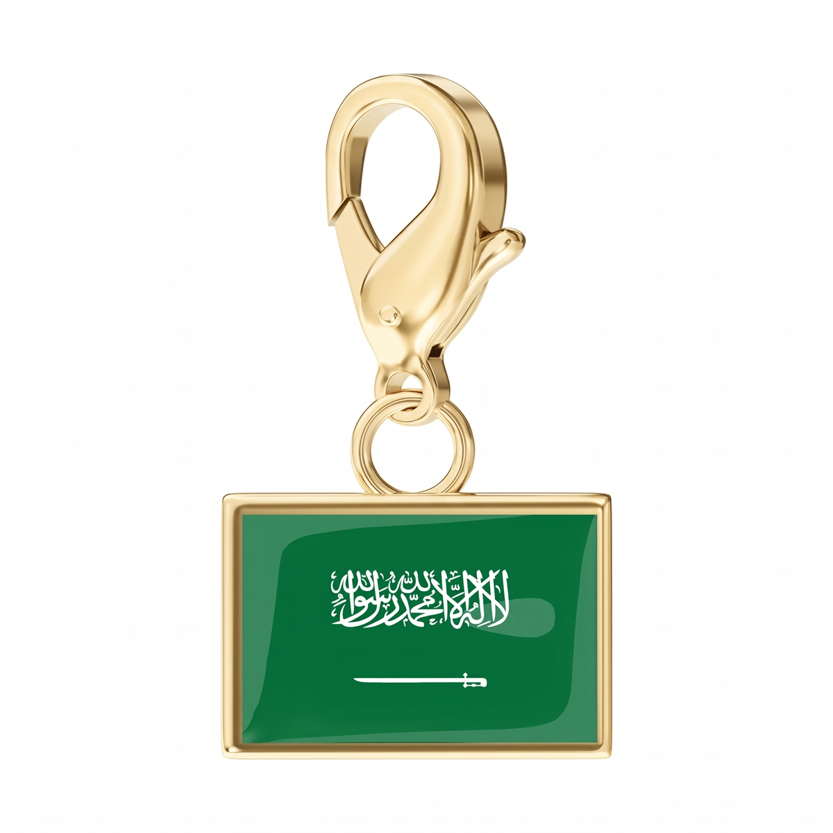 EveryPlace - 18K Gold Plated Flag Charms