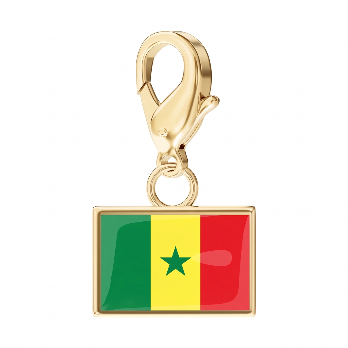 EveryPlace - 18K Gold Plated Flag Charms