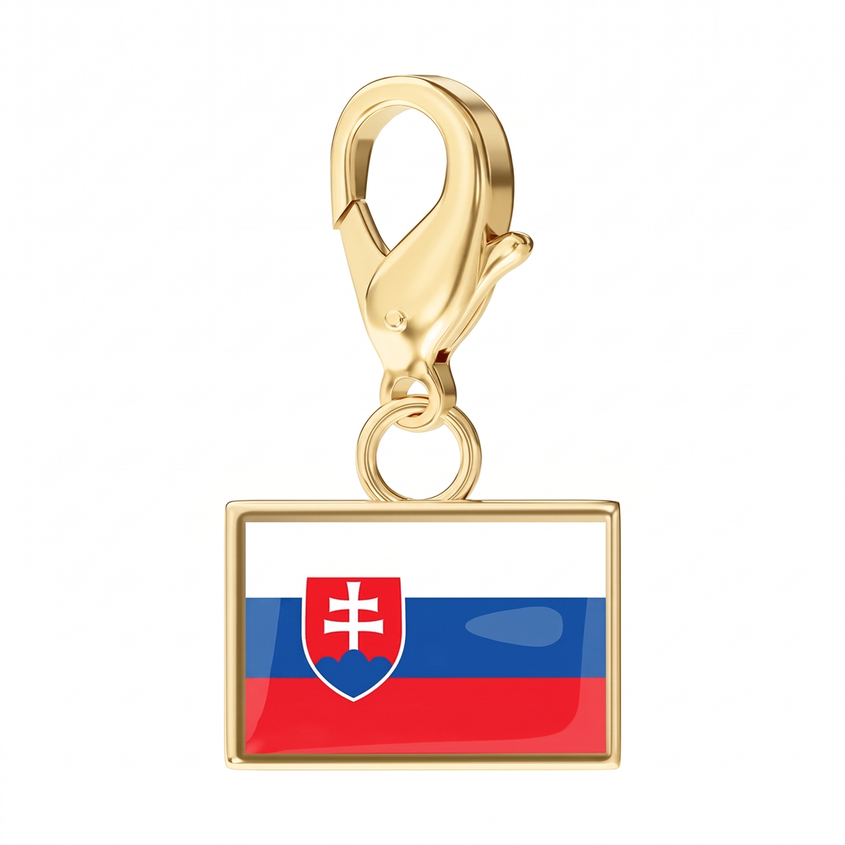 EveryPlace - 18K Gold Plated Flag Charms