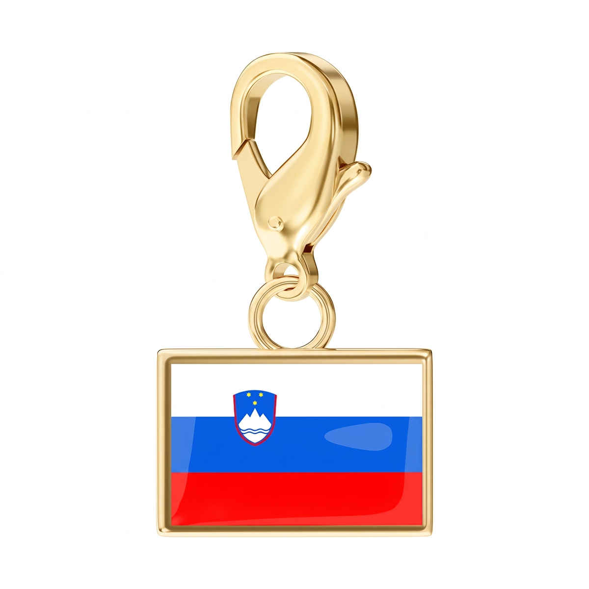 EveryPlace - 18K Gold Plated Flag Charms