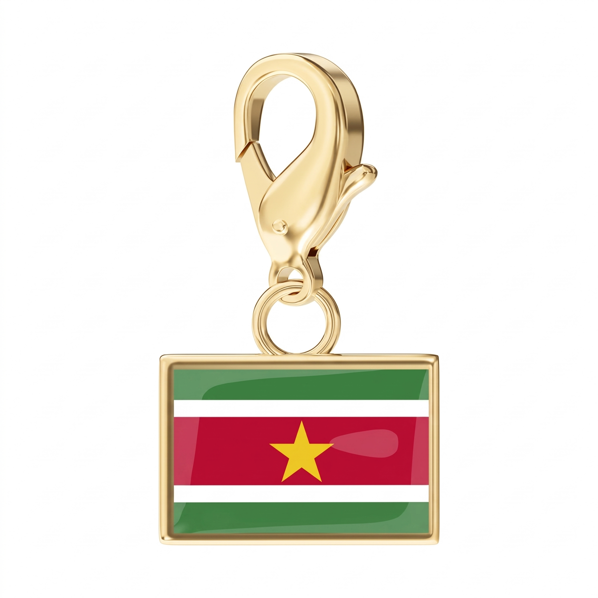 EveryPlace - 18K Gold Plated Flag Charms