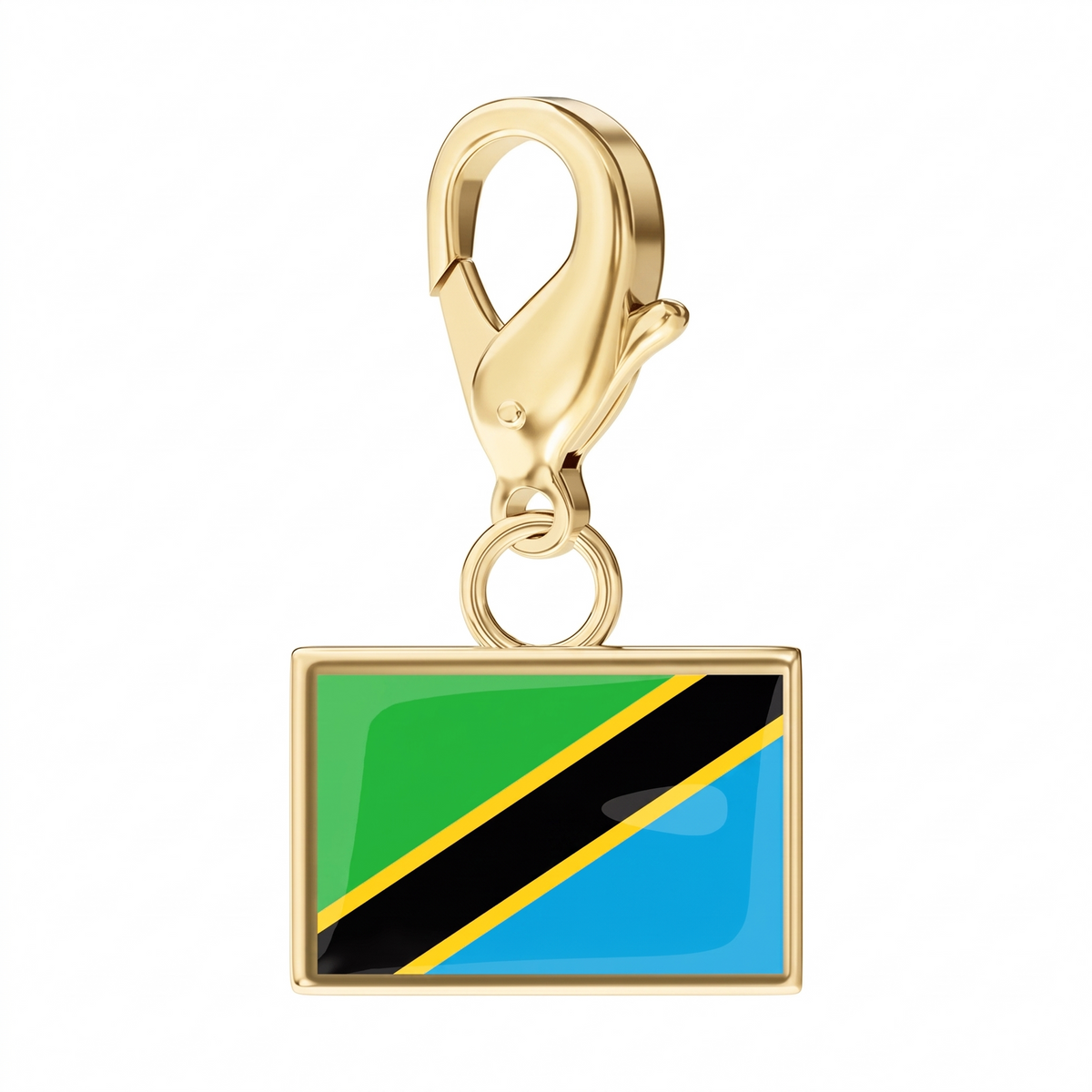 EveryPlace - 18K Gold Plated Flag Charms