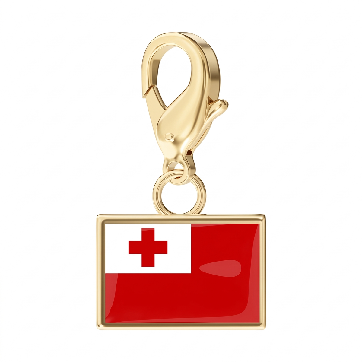EveryPlace - 18K Gold Plated Flag Charms