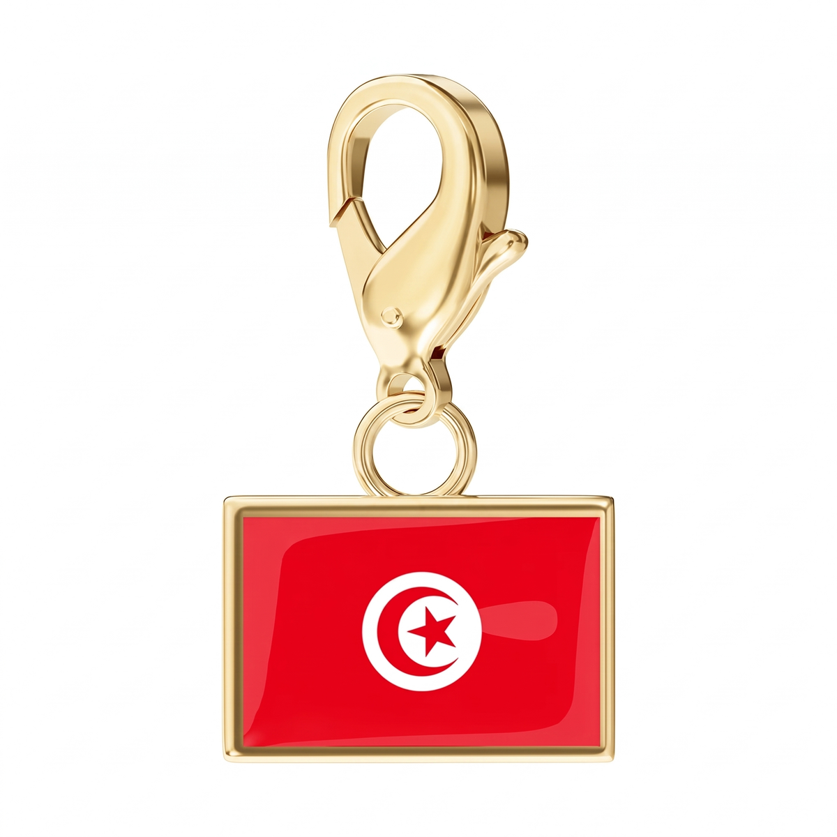EveryPlace - 18K Gold Plated Flag Charms