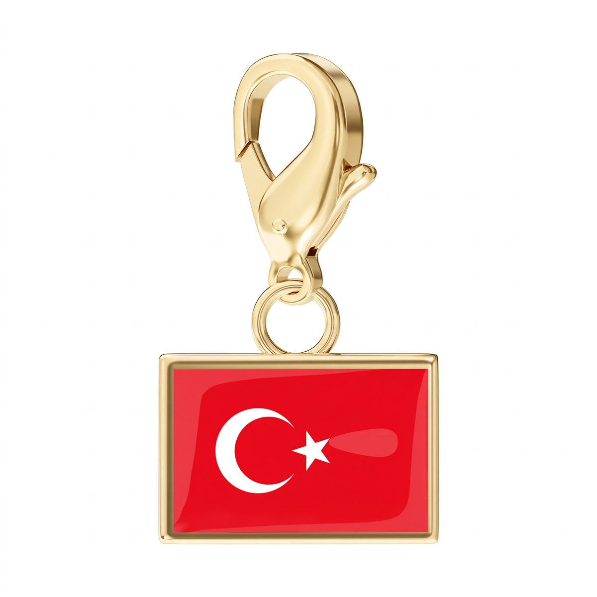 EveryPlace - 18K Gold Plated Flag Charms