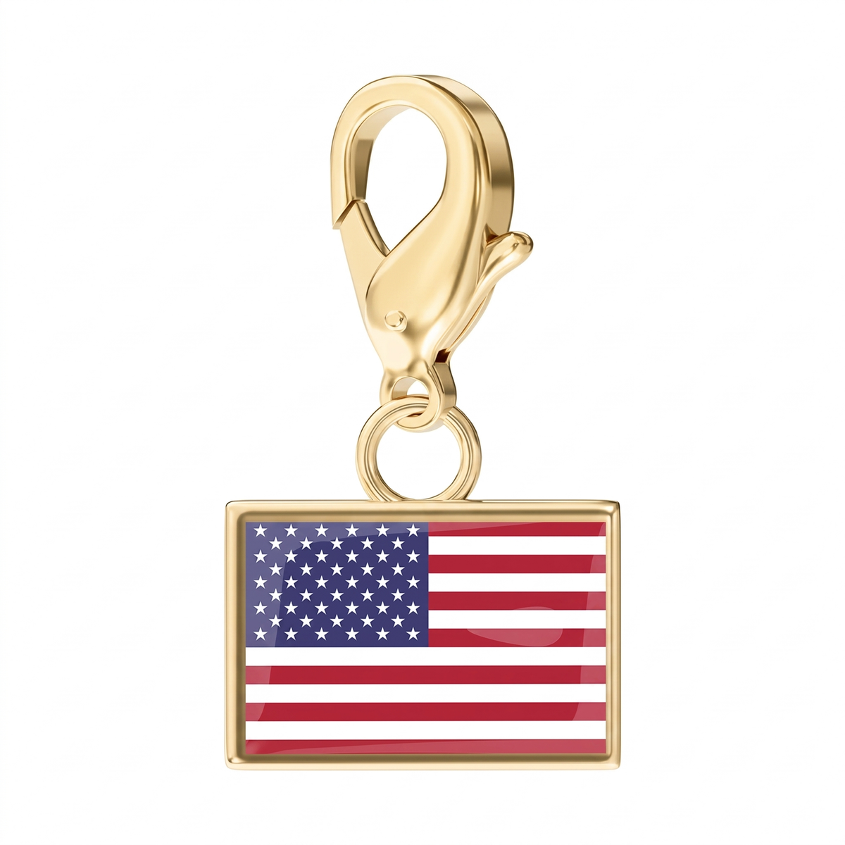 EveryPlace - 18K Gold Plated Flag Charms