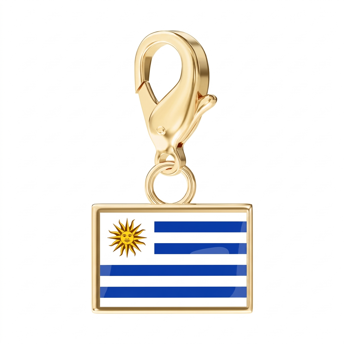 EveryPlace - 18K Gold Plated Flag Charms