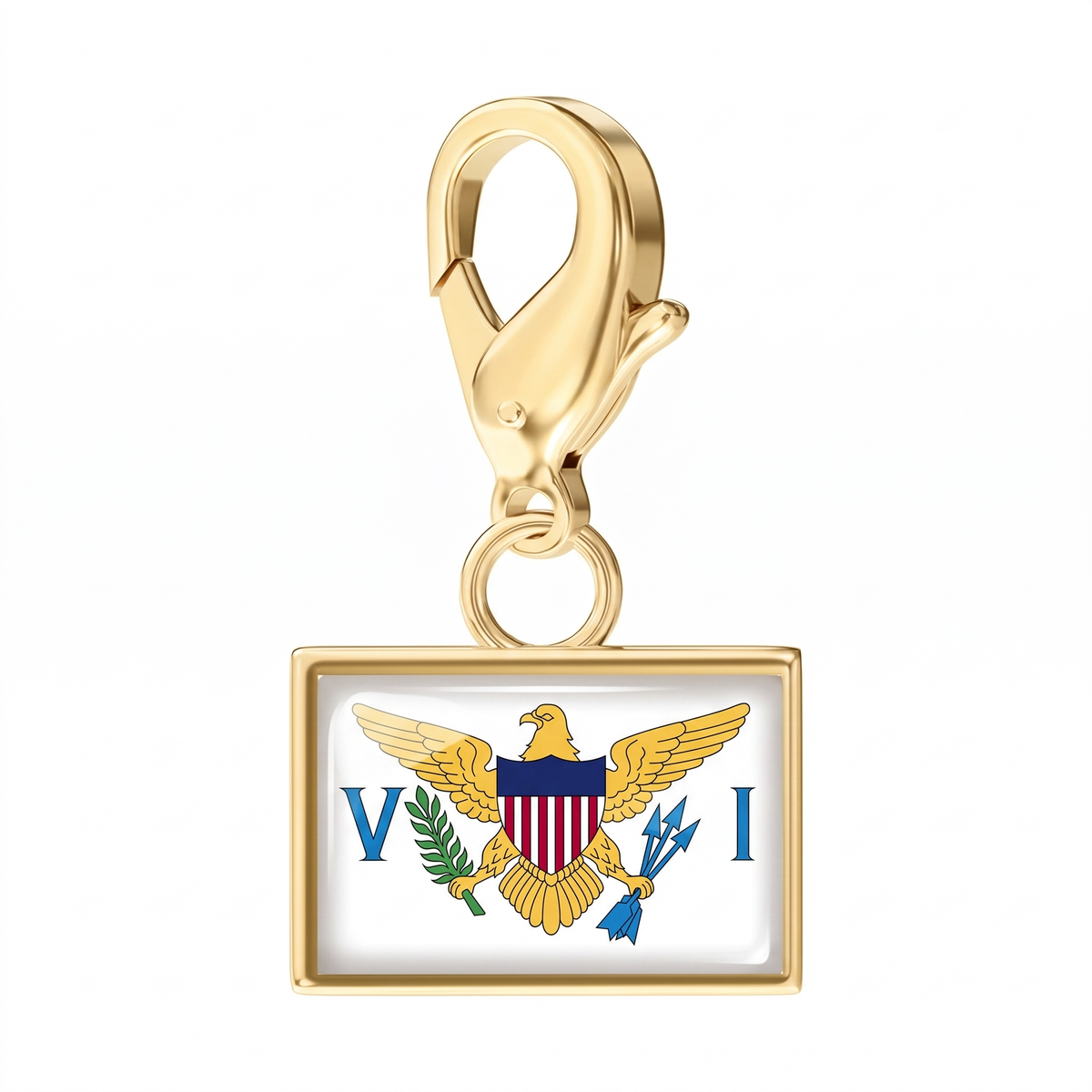 EveryPlace - 18K Gold Plated Flag Charms