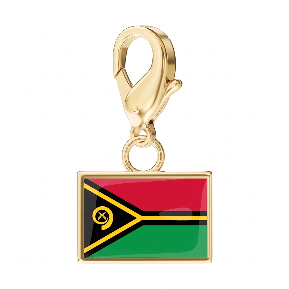 EveryPlace - 18K Gold Plated Flag Charms