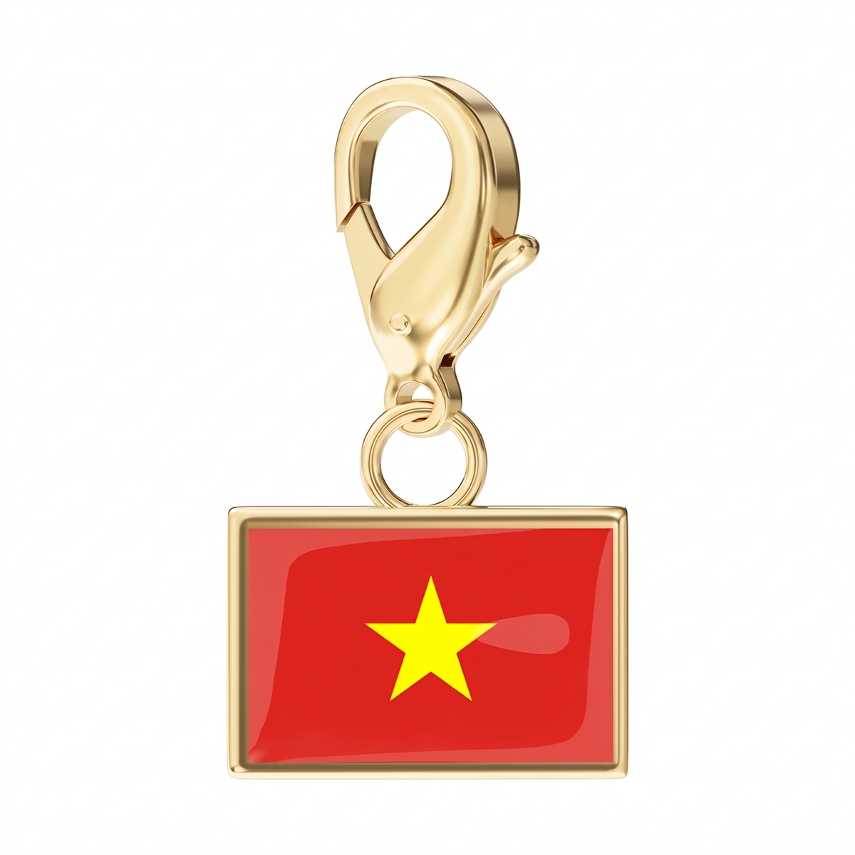 EveryPlace - 18K Gold Plated Flag Charms