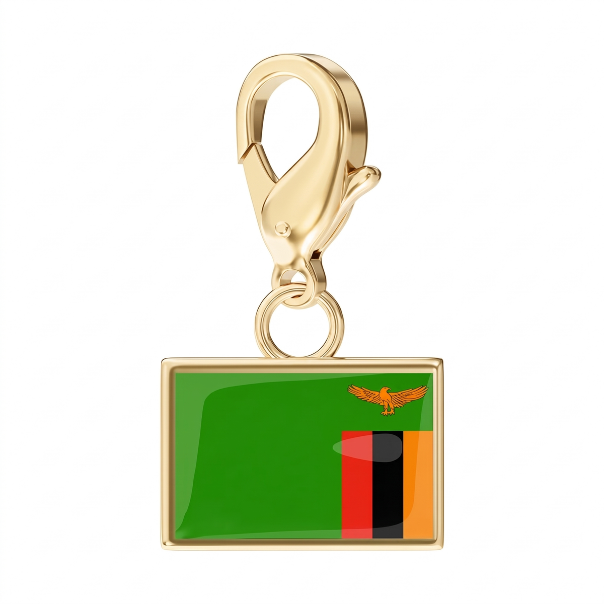 EveryPlace - 18K Gold Plated Flag Charms