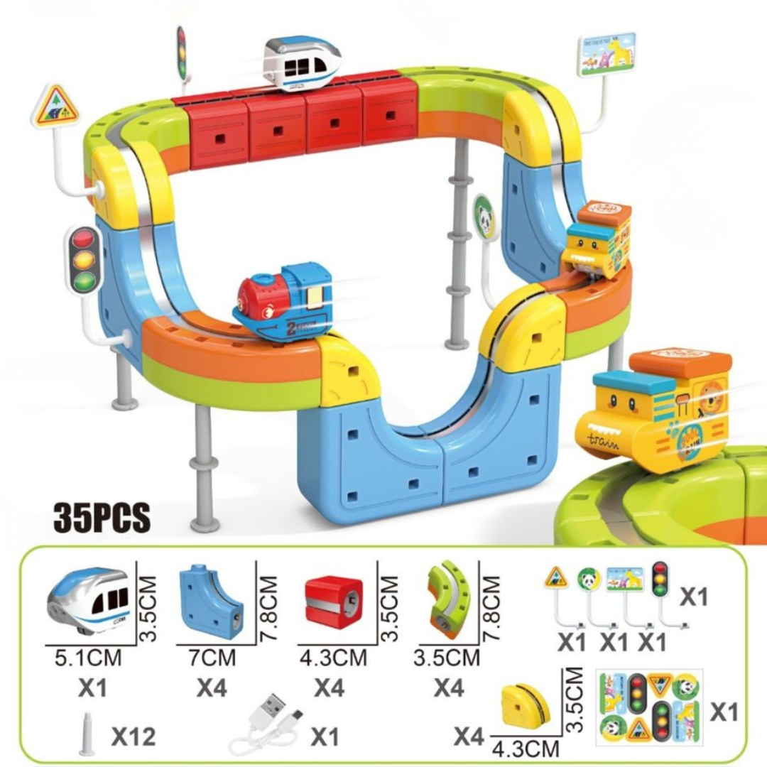 MagTrack Pro - Magnetic Electric Railway Builder (Limited Edition)