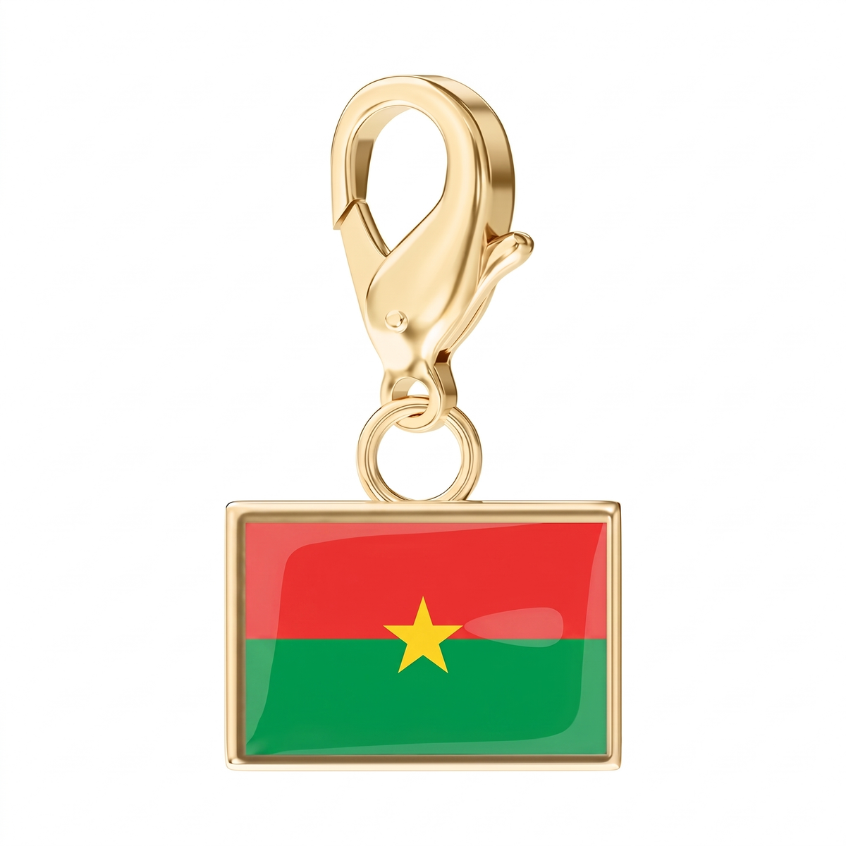 EveryPlace - 18K Gold Plated Flag Charms