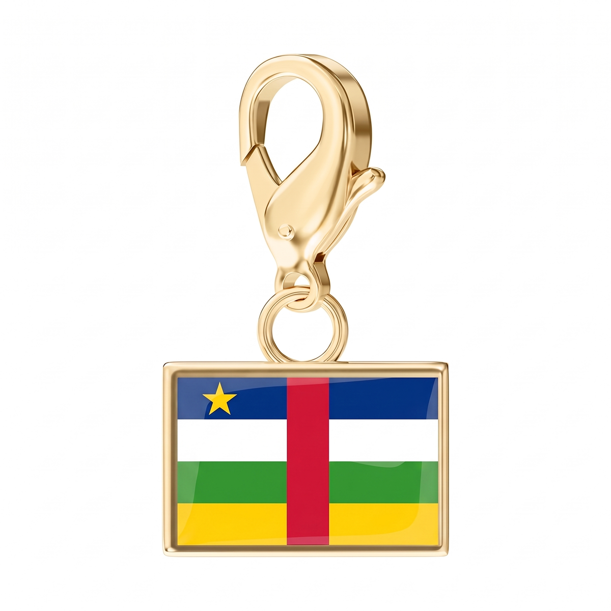 EveryPlace - 18K Gold Plated Flag Charms