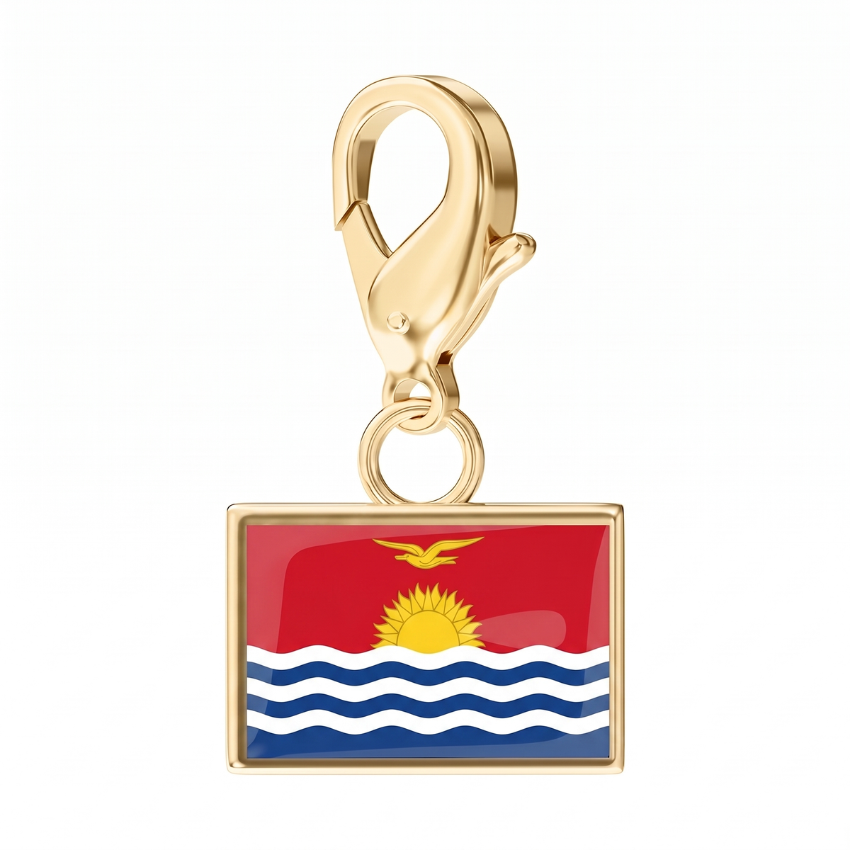 EveryPlace - 18K Gold Plated Flag Charms