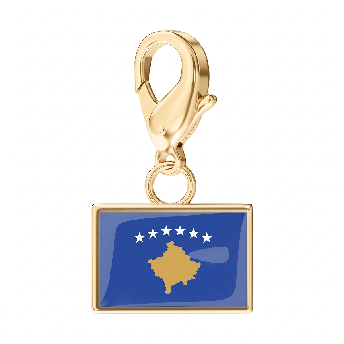 EveryPlace - 18K Gold Plated Flag Charms