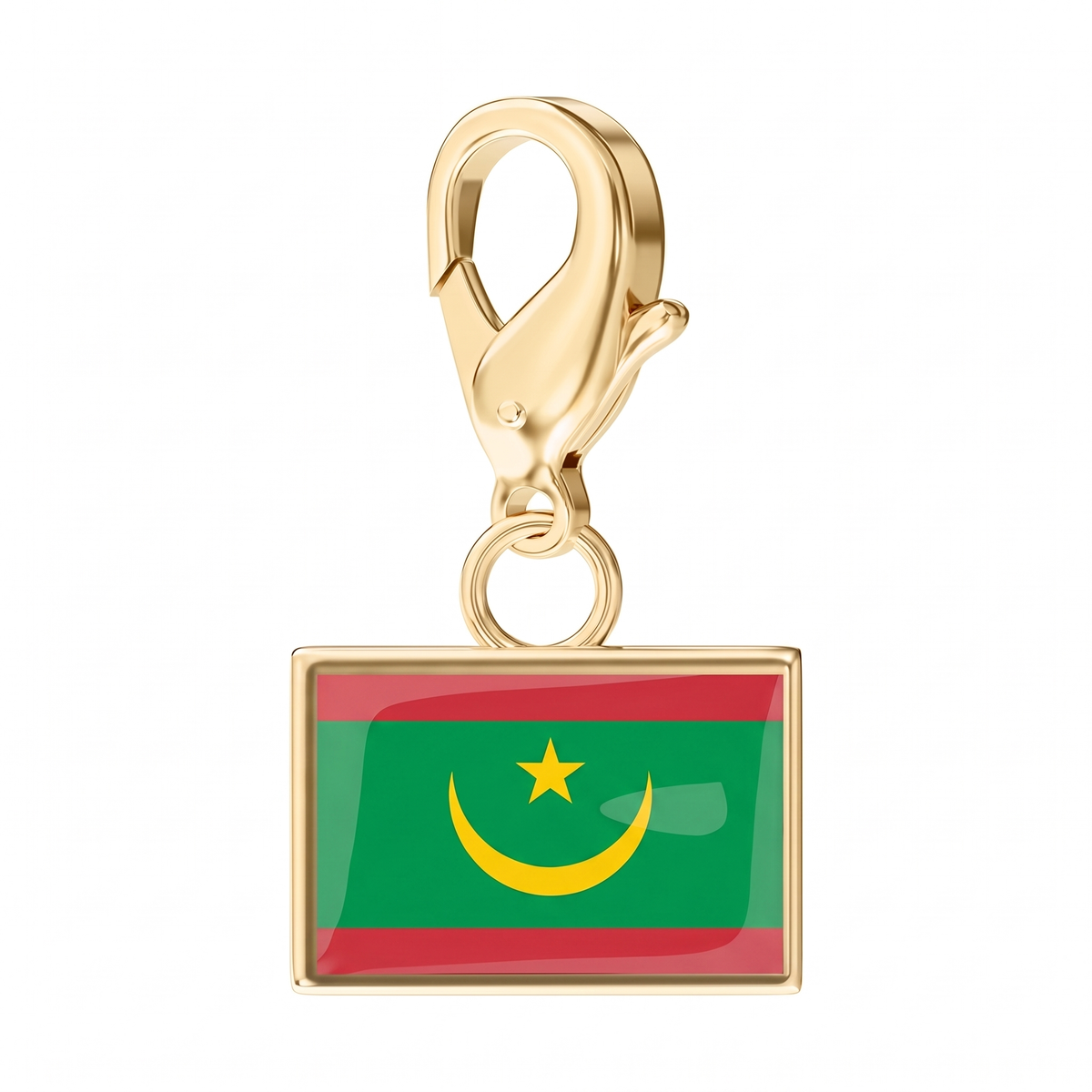 EveryPlace - 18K Gold Plated Flag Charms