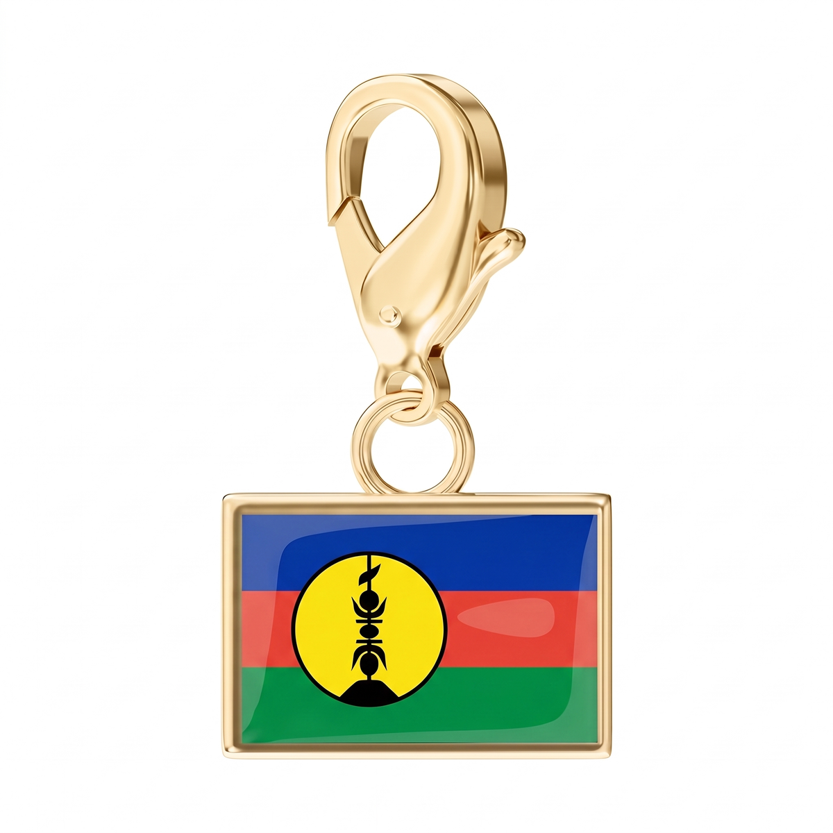 EveryPlace - 18K Gold Plated Flag Charms
